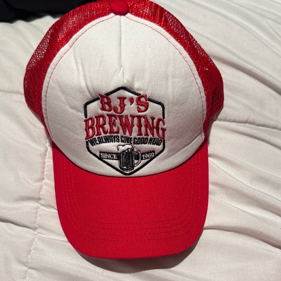 Spirit Other - BJ's Brewing Red and White Trucker Hat